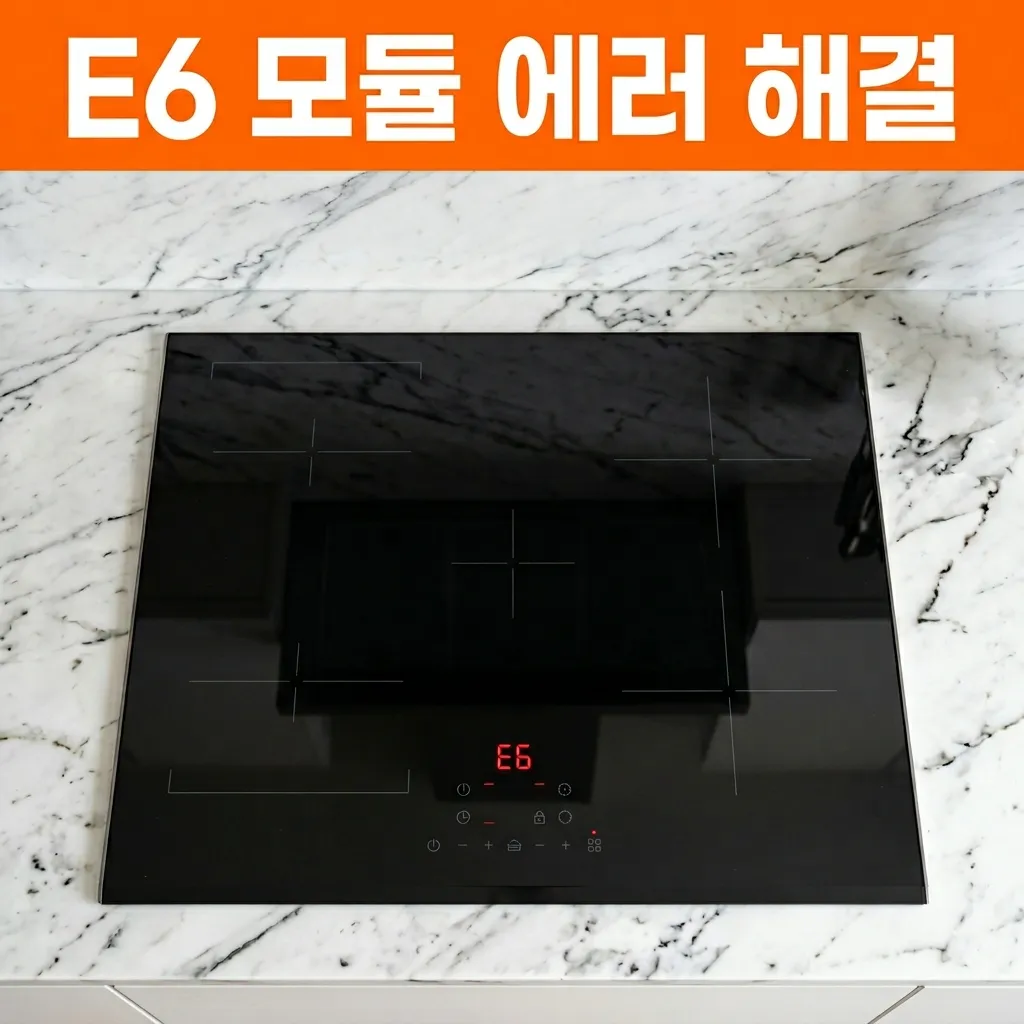 삼성 비스포크 인덕션 E6 에러 모듈 작동 오류 해결 방법 5단계