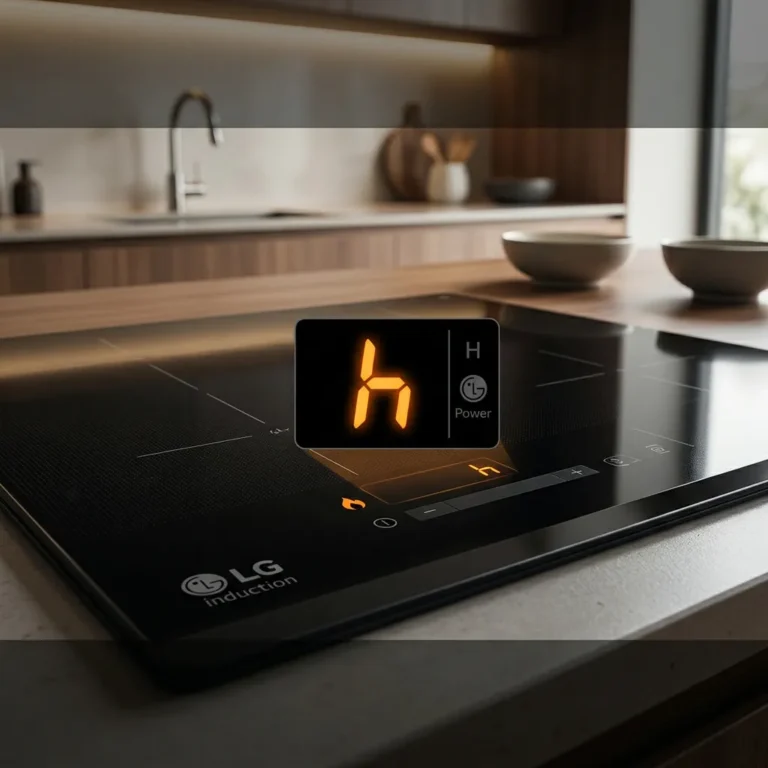 LG 디오스 오브제 인덕션 H 표시 잔열 경고, 언제 사라질까? 완벽 정리