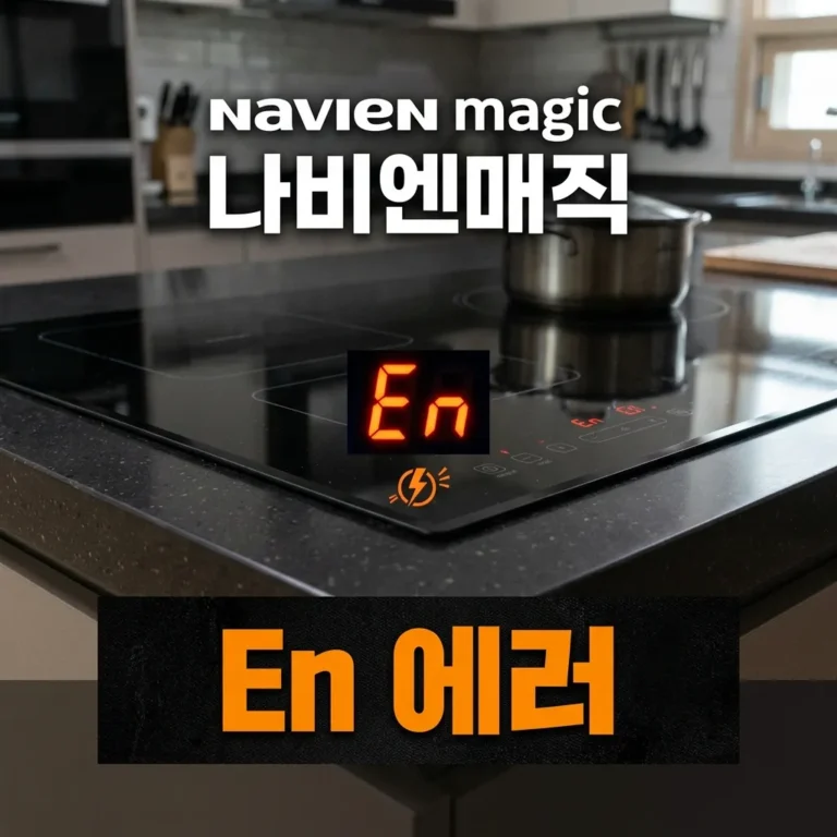 나비엔매직 인덕션 En 에러 해결법 5가지｜전원 꺼짐 완벽 대처